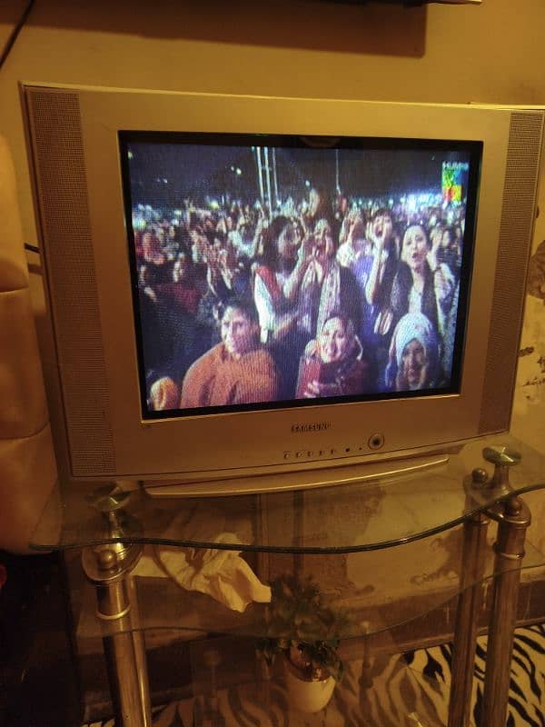 TV with trolly 13