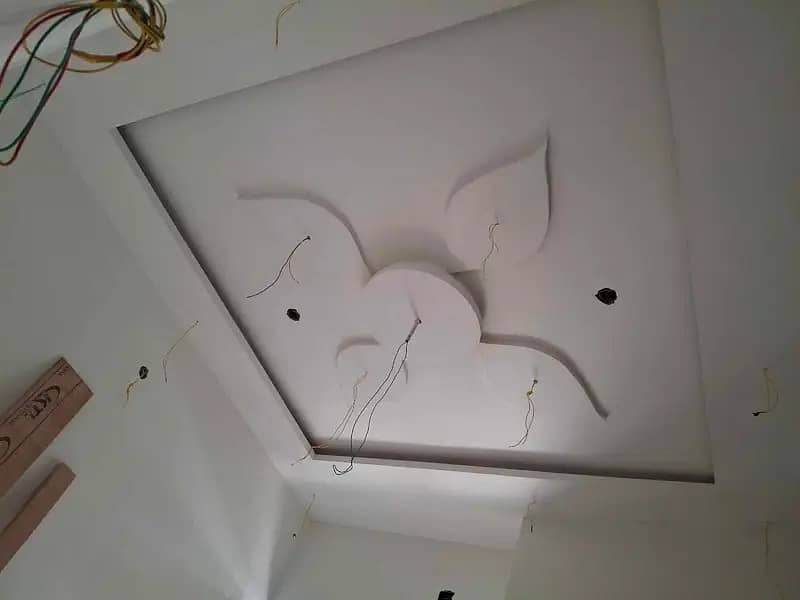 drywall/gypsum board partition/office partition/gypsum ceiling working 2