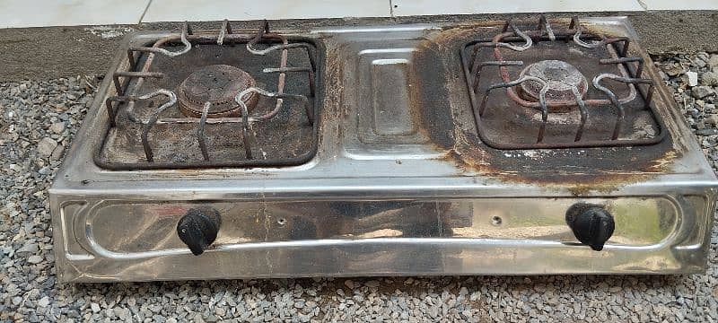 Stove with 2 burners 0