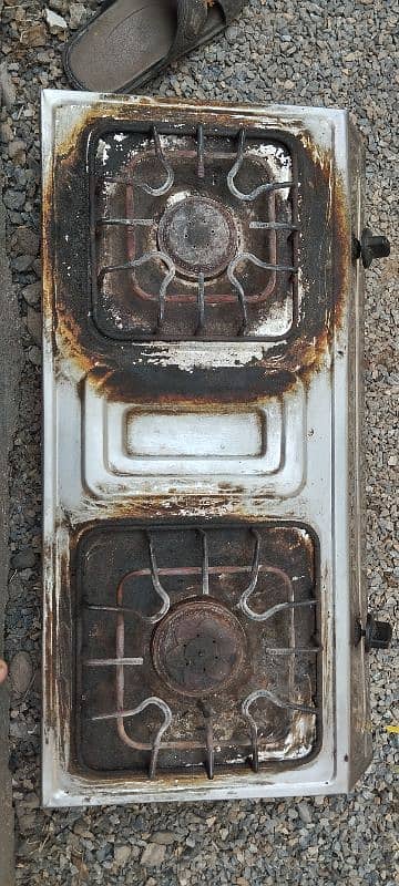 Stove with 2 burners 1