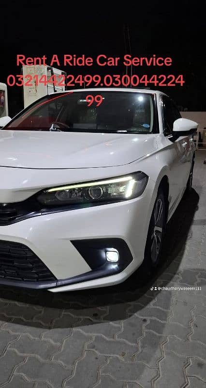 Without driver /Honda rent a car/Civic car rental/Rent a car 4