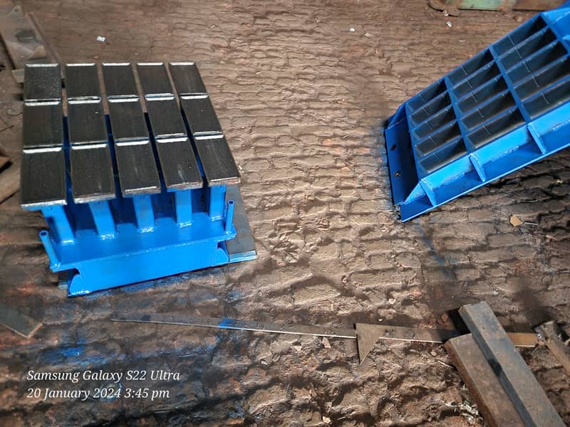 "KM MUGHAL Automatic Concrete Paver Tiles & Block Making Machine 10