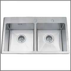 Rashad Handmade ss double sink