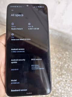 Redmi Note 8 with box