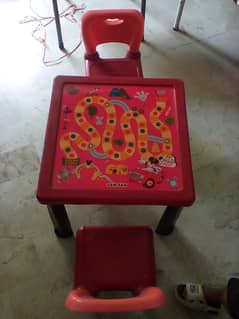 chair table, kid cycle, swing, high chair for sale