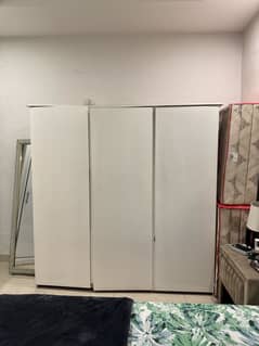 Large spacious wardrobe white