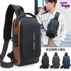 Chest crossbody bag for man