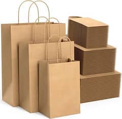 All types of paper bags, non woven bags, poly bags all type packaging