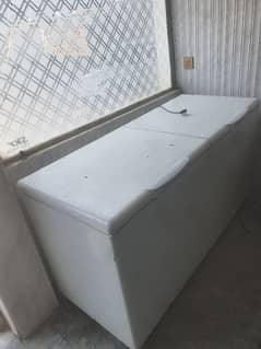 haier deep freezer double door