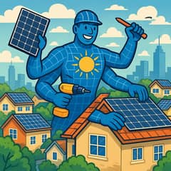 Solar Installation Karachi as low as at rupees 7/watt only