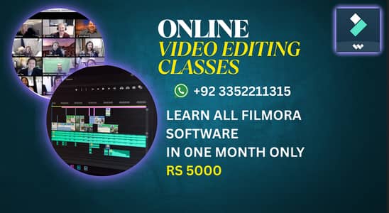 ONLINE VIDEO EDITING COURSE (FILMORA)