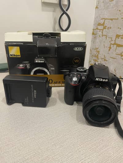 Nikon D3300 with 18 55 kit lens