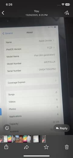 iPad 6 generation