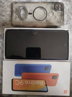 Redmi 9c 4gb 64gb sara set orignal he. only box he sath
