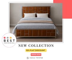 Double stainless steel bed