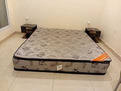 Duara Foam spring Matress with two side tables is for sale
