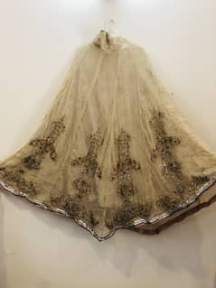 Valima dress with gown, lehnga and dupatta