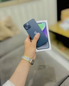 iPhone 14 100%HT with Box 128 storage
