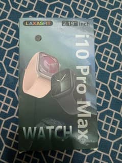 laxas fit i10 pro max smartwatch 2.19 inch smooth display