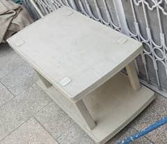plastic table and racks for sale