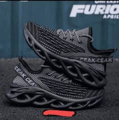 Men's  Sneakers, Breathable Shock Absorption Non-Slip Running Shoes