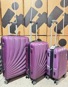 Fibre Hard Shell Suitcases Set