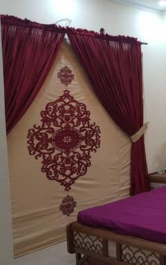Selling curtains with panel