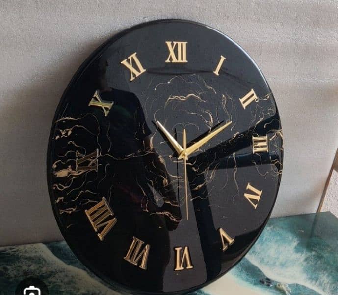Resin customise Wall clock 24 inches 3
