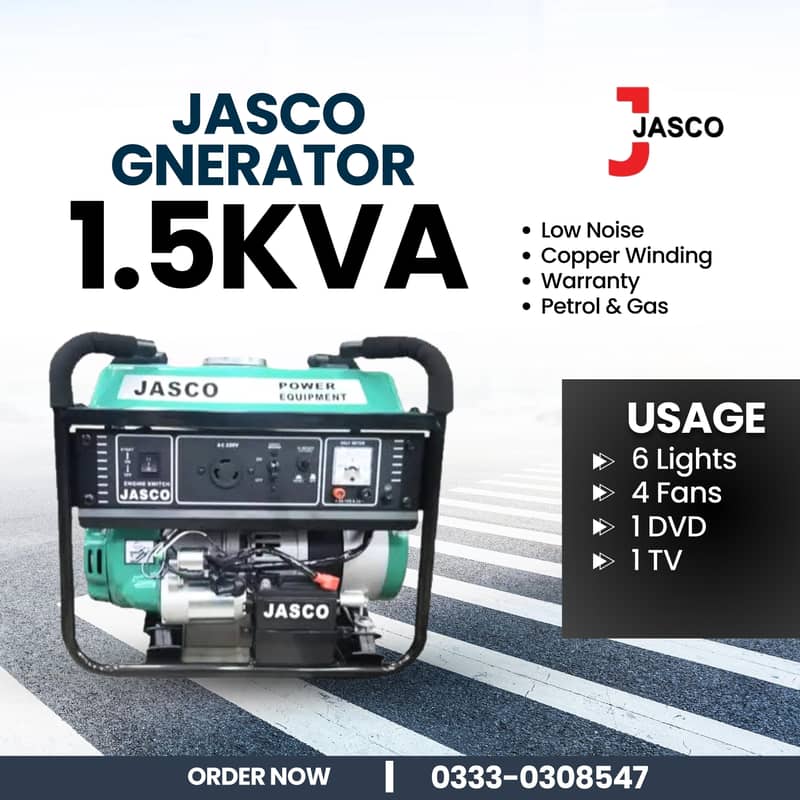Jasco discount offer 3.5 kva brand new generator 1
