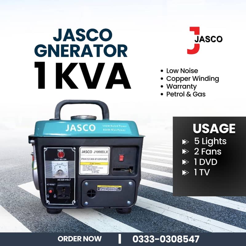 Jasco discount offer 3.5 kva brand new generator 3