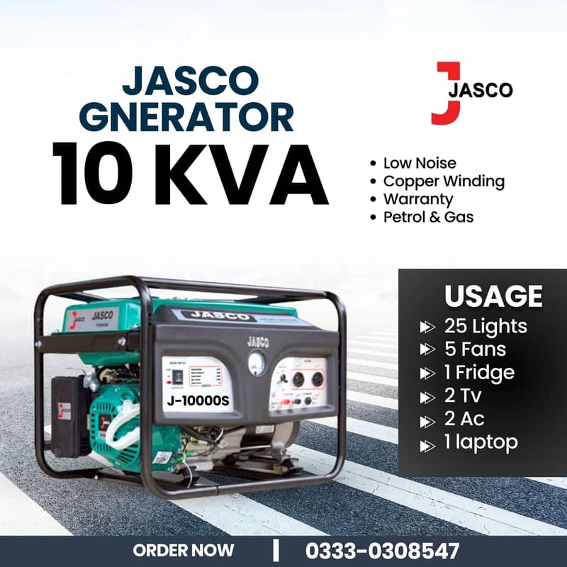 Jasco discount offer 3.5 kva brand new generator 7