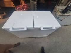 haier double door deep freezer