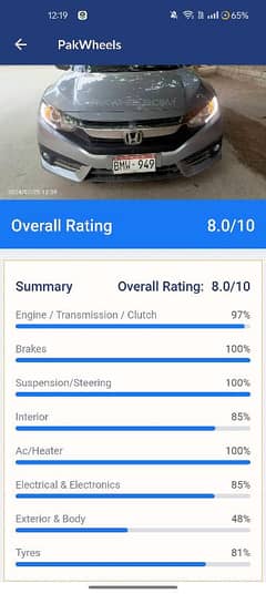 Honda Civic VTi Oriel Prosmatec 2018