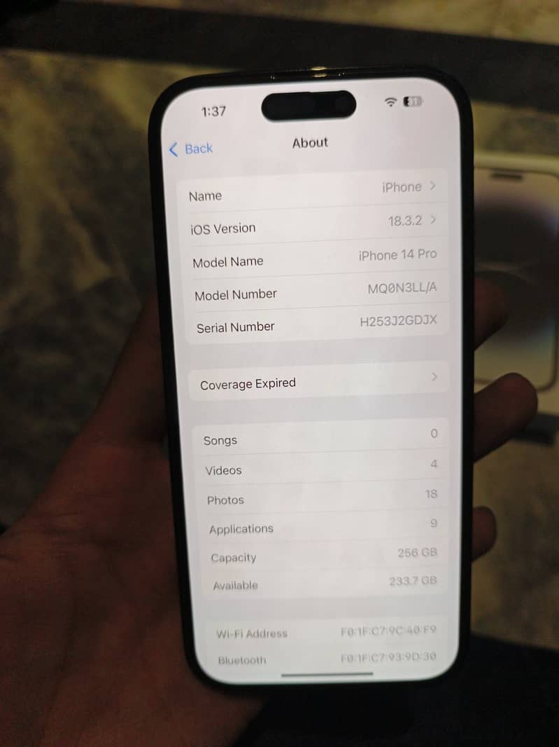 Iphone 14 pro JV 256GB 11
