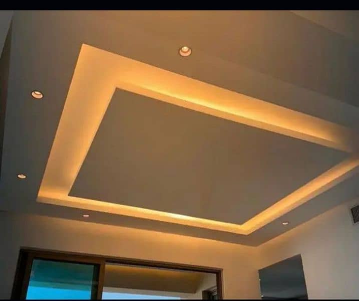 False ceiling | Wallpaper | Wall panel| Wood flooring| Vinyl Flooring. 0