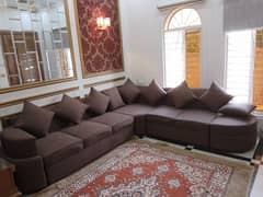 7-Seater L-Shaped Sofa – Used, Good Condition
