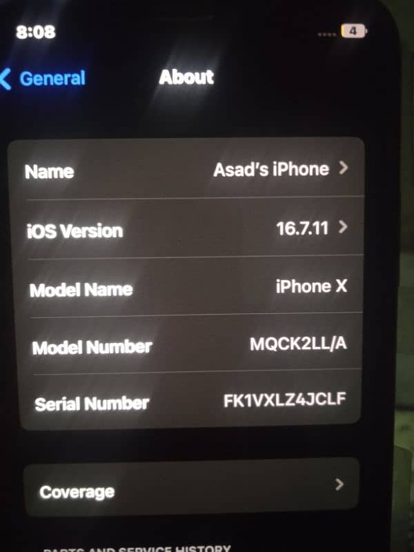 i phone x 10/10 condition non pta with box charger original 3