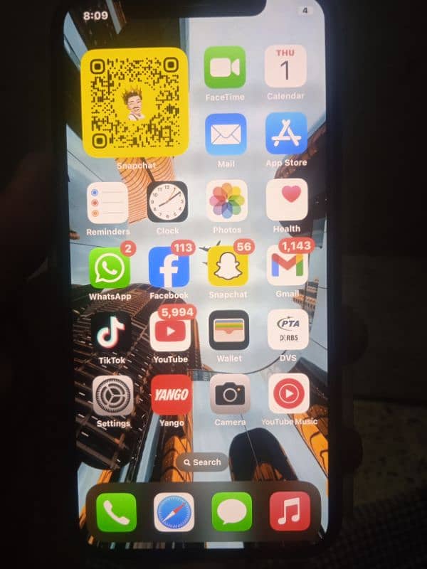 i phone x 10/10 condition non pta with box charger original 4