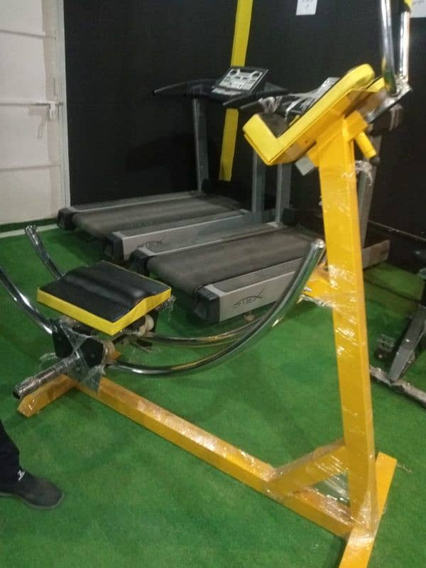 AB Coaster Coacher Leg Press Crunch Crunches Gym leg curl extension 4