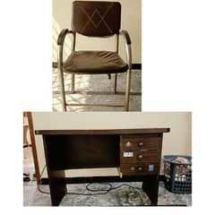 Study/Office Table and Chair For Sale