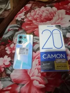Tecno camon 20 pro  16/256 full new condition and full box