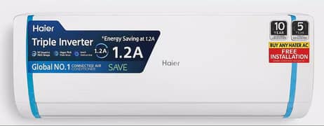 HAIER 1.5 TON INVERTER AC Model HSU-19HFCS-W HEAT AND COOL 2025 SERIES