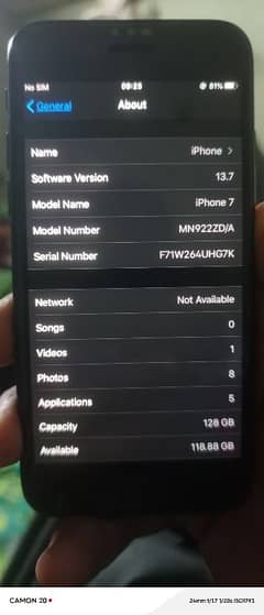 I phone 7 non pta 128gb