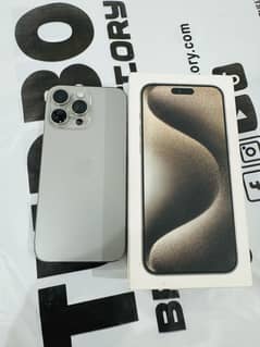 iPhone 15 pro max Non Pta with box and cable