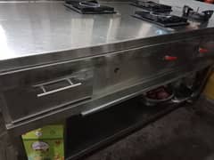 Kitchen counter stove