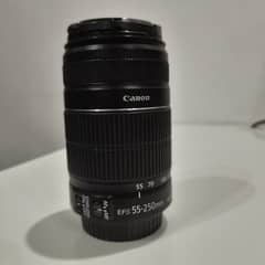 Canon EF-S 55-250mm Lens 10/10 Brand new Condition