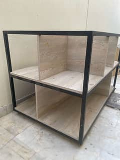 multipurpose movable table rack