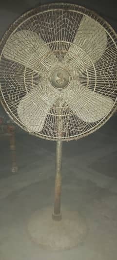 OLD MODEL GFC FULL SIZE 24" PEDASTAL AC FAN GENUINE OLD GFC COPPER FAN
