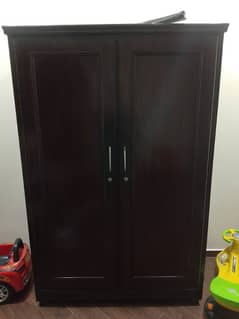 wooden almari (wardrobe)