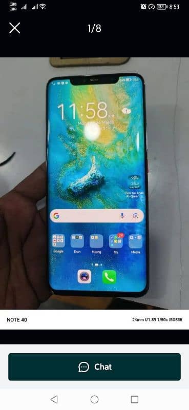Mate 20 Pro edge . exchng possible 12